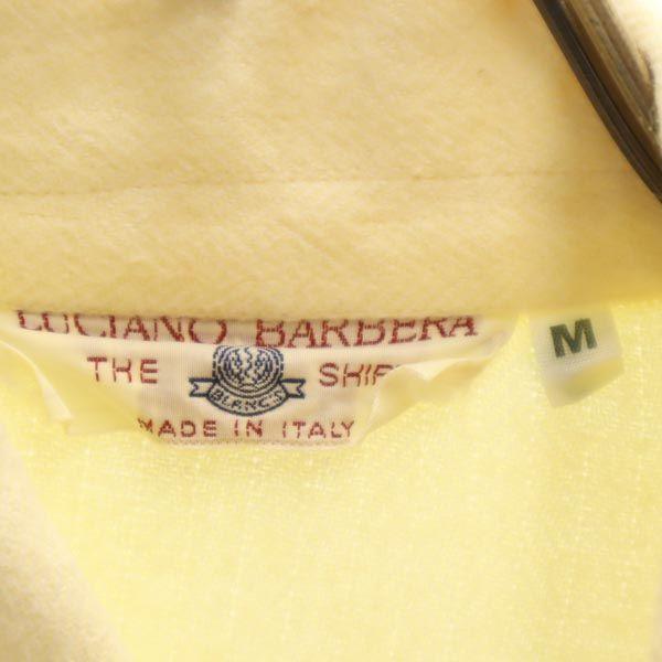 LUCIANO BARBERA made in Italy Long sleeve Button down shirt M Yellow Men's Used
