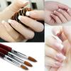 Nail Polish Pen UV Gel Nail Painting Brush Sable Hair Acrylic Nail Art Brush Flower Drawing Pen