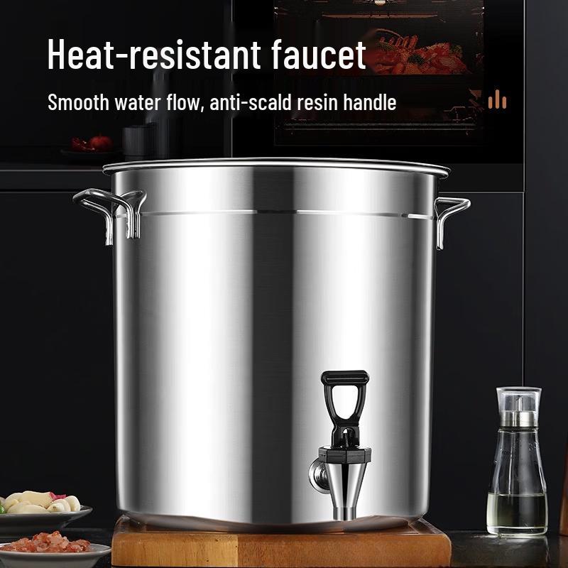 10L Stainless Steel Water Dispenser Bucket with Faucet