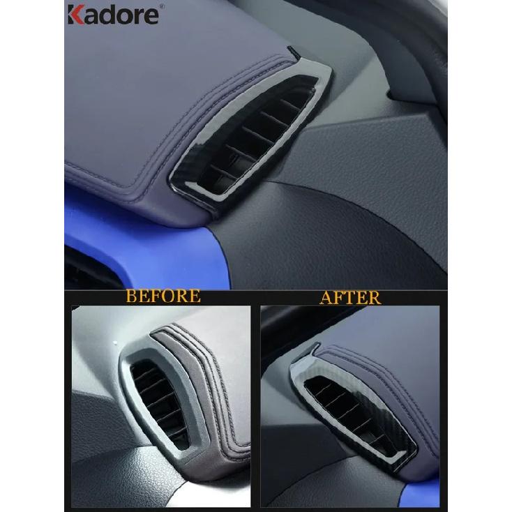 Car Front Side Air Condition Vent Cover Trim For Toyota CHR C-HR 2016 2017 2018  Carbon Fiber Interior Moulding Accessories