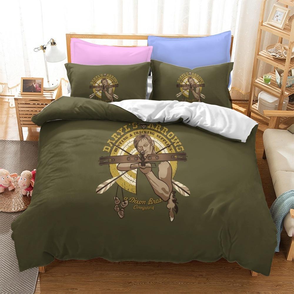 The Walking Dead Bedding Sets Exquisite Bed Supplies Set Horror Tv Anime Bed Comforter Set Bedding Set Birthday Gift
