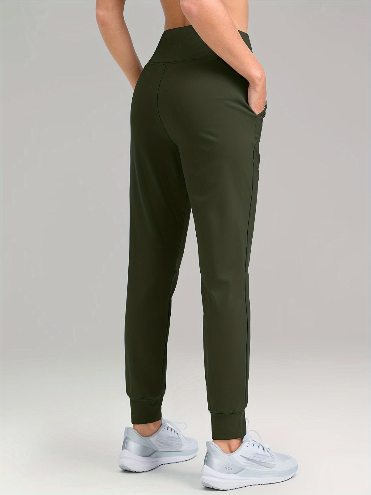 Женские эластичные брюки с высокой талией — фото 3