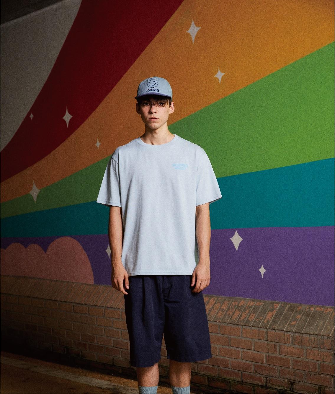 Semperiver Basic Logo T-Shirts Sky Blue Sky Blue/M