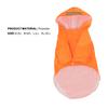 Yousheng Pet Raincoat Reflective Stripe Fastener Tape Traction Hole Full Body Coverage Brim Layered Hooded Cloak for Outdoor
