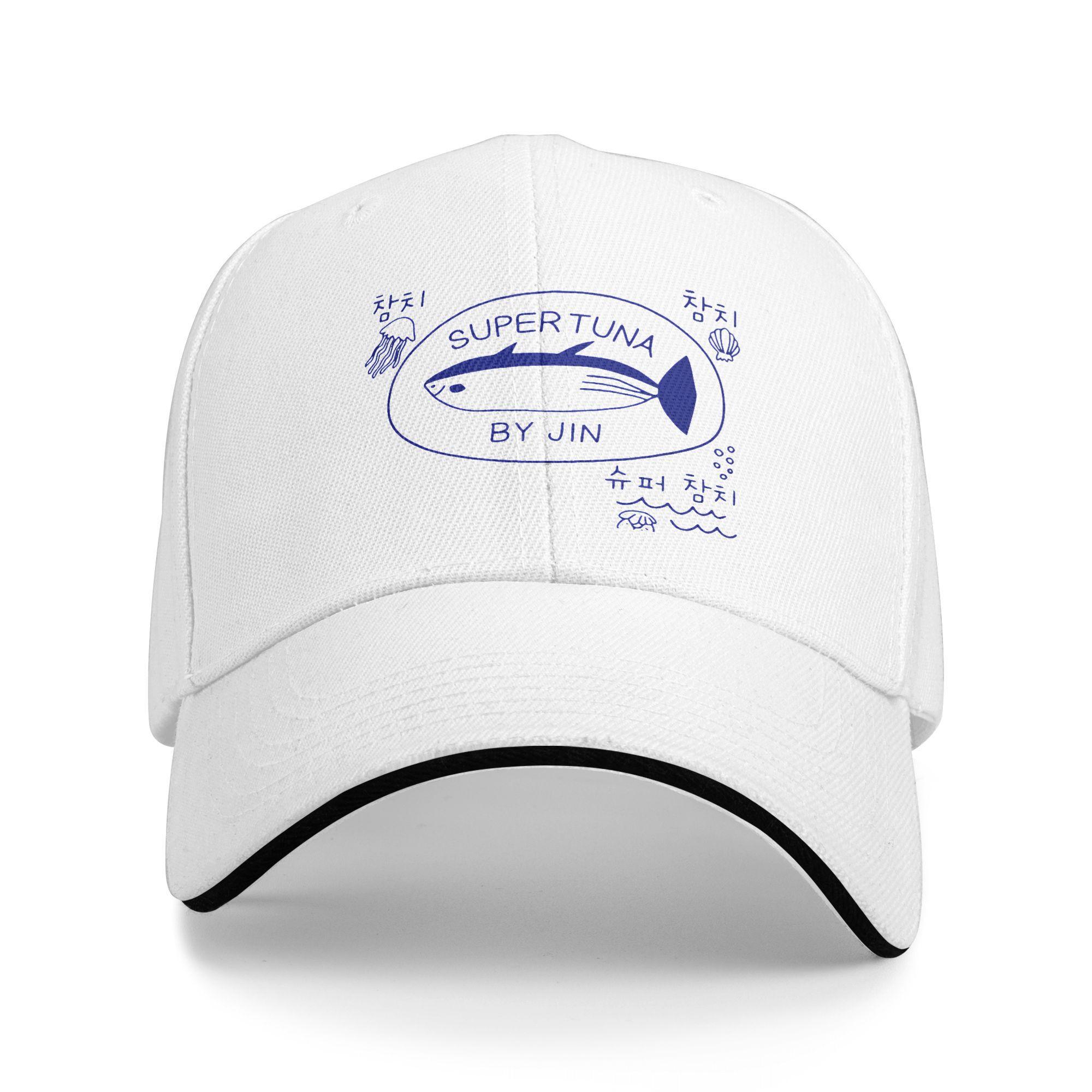 Korea Super Tuna Fish Sun Baseball Cap Summer UnisexTeens Jin Album One Size