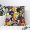 Americans Dads Cartoon Printed Pillowcase Cushion Cover  Pillow Covers Soft and Sweet Home Decor Zippered Multi-Size