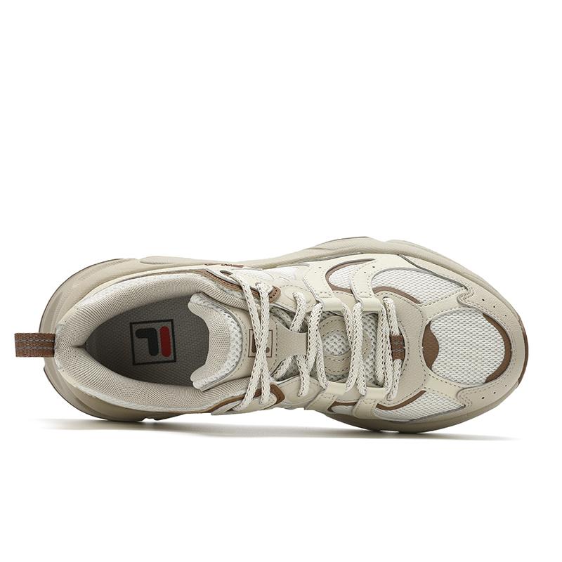 Fila Mars 3 Fashion Versatile Comfortable Non-Slip Durable Low-Top Casual Shoes Men Sneaker White Yellow F12M442119FWF