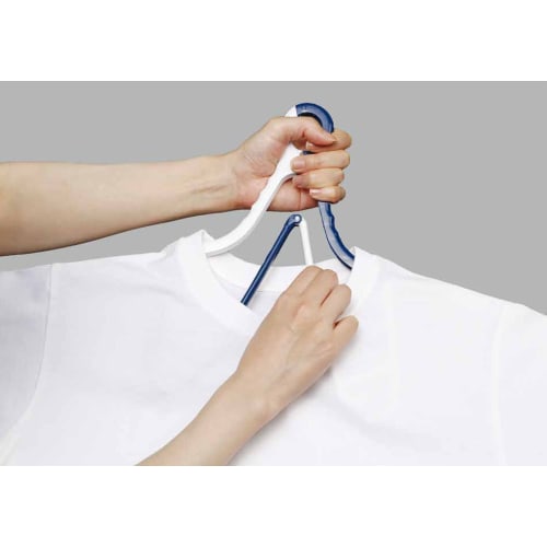 Twin Mall Laundry Drying Hanger, Navy, 3-Pinch, BEILU BE-05N