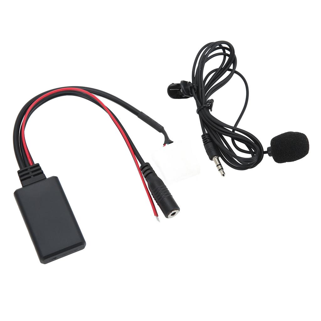 150cm Car Bluetooth5.0 Wireless Module AUX IN Adapter Handsfree Mic Replacement for Mazda 2 3 5 6