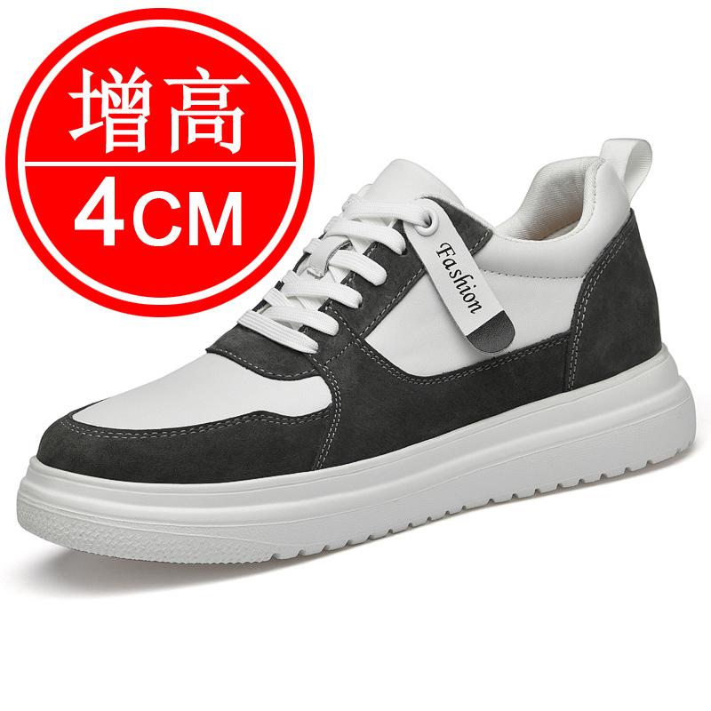Inner heightening men's shoes 8CM sports and leisure board shoes 6 British invisible heightening shoes men