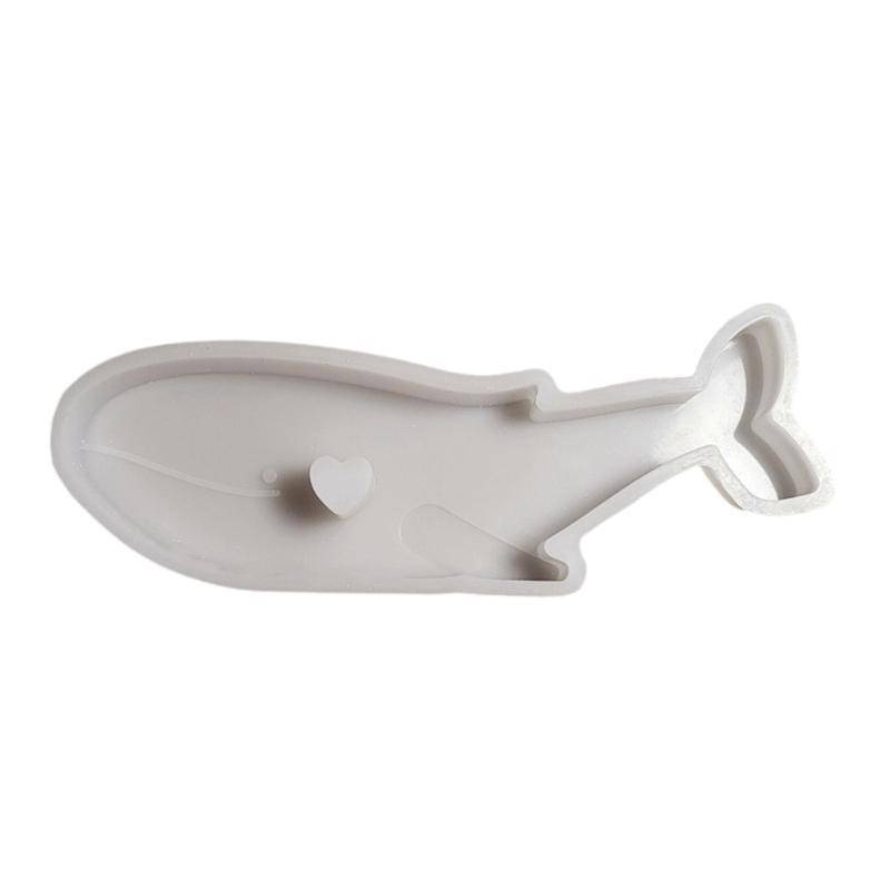 Silicone Whale House Display Ornament Mold Creative Whale House Mold For DIY Crafting And Homes Decoration Projects