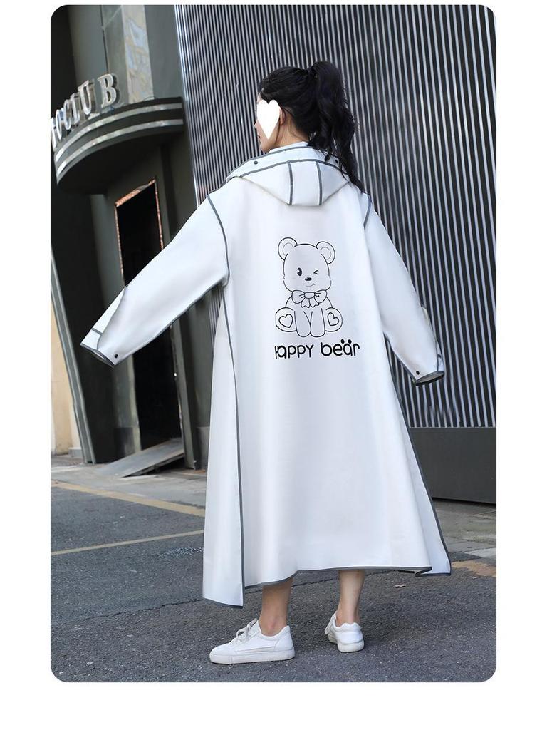 Full-Length Rainproof Poncho for Adults - Unisex Raincoat for Electric Car or Bicycle Riding