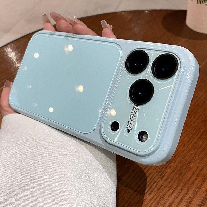 Slim Transparent PET Phone Case IPhone 17 Pro Max 16 15 14 Full Coverage Shockproof Cover With Camera Cutout