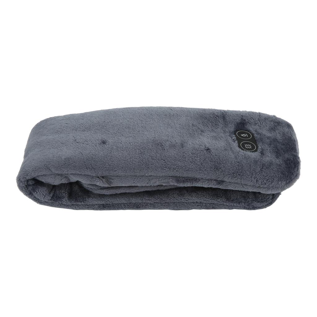 Heating Scarf Intelligent Temperature Adjustment USB Massage Function Electric Scarf for Man Woman Daily Use Grey