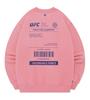 UFC SPORT Ufc Label Relax Fit Sweatshirt Pink U2Swu1304Lp