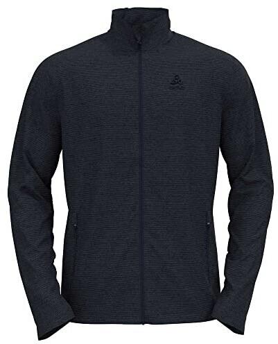 Куртка Odlo Midlayer Full Zip Roy Men темно-сапфировая/черная полоска