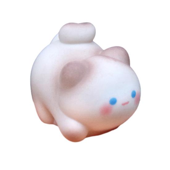 Mini Figurine de Chat en Résine Micro Statue de Chat Cartoon Animaux Minuscules Artisanat pour Paysage de Mousse DIY Maison de Poupées Décor de Jardin Gâteau d'Anniversaire