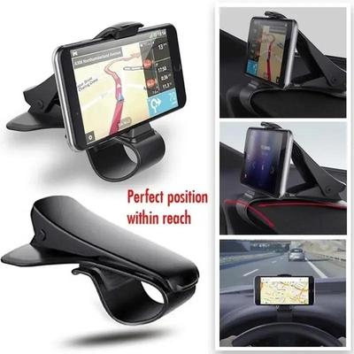 Universele Autotelefoonhouder Eenvoudige Clipbevestiging Standaard Paneel Multifunctionele Universele Dashboard GPS Navigatie Beugelhouder