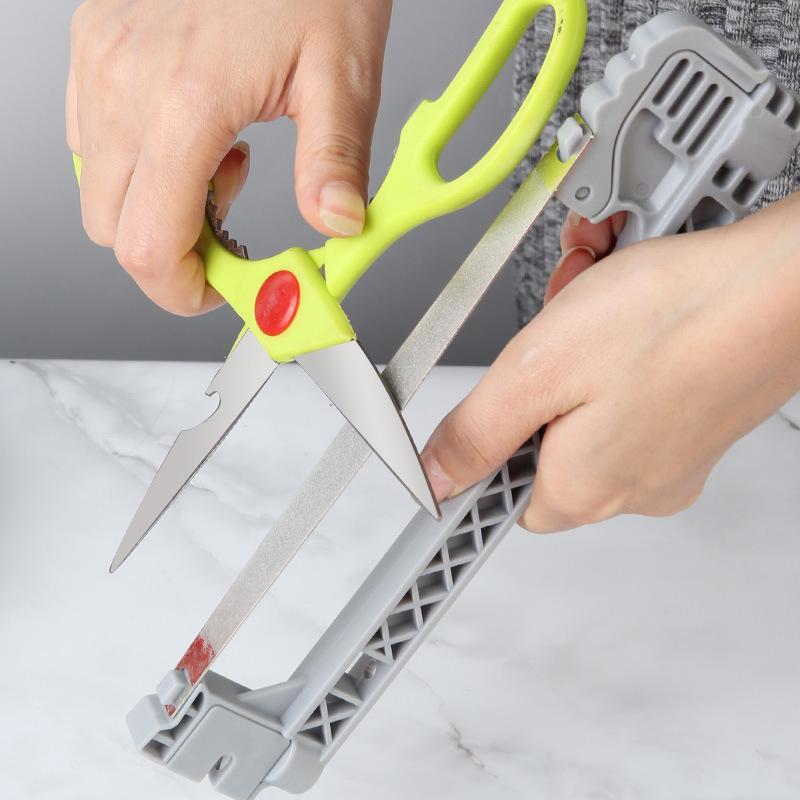 Multifunctional Double Sided Knife Sharpener Kitchen Knife Sharpening Tool For All Household Kitchen Knives A2