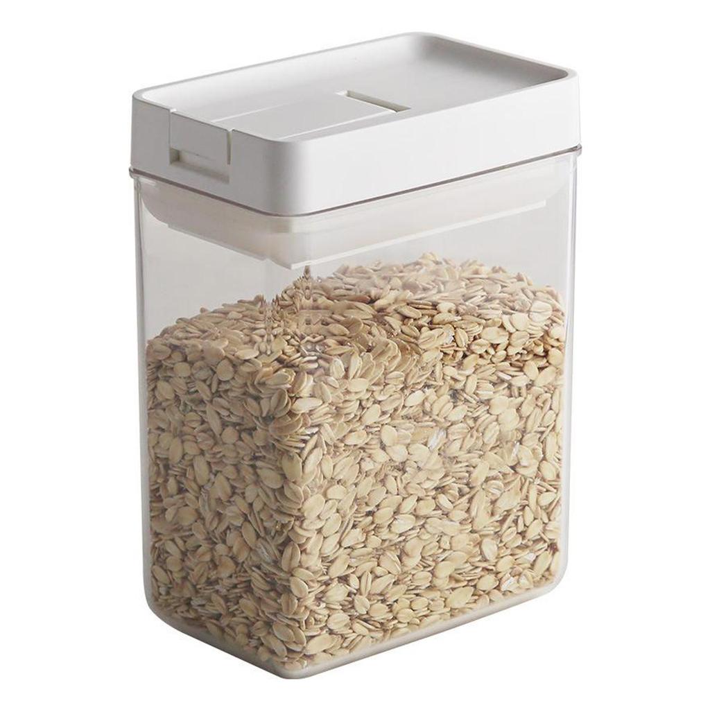 Cereal Container Clear Food Storage Box Organizer,
