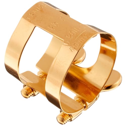 D.BONADE Ligatura na Bb klarinet, Reverzní zamykání, Zlatý povrch (2250UG)