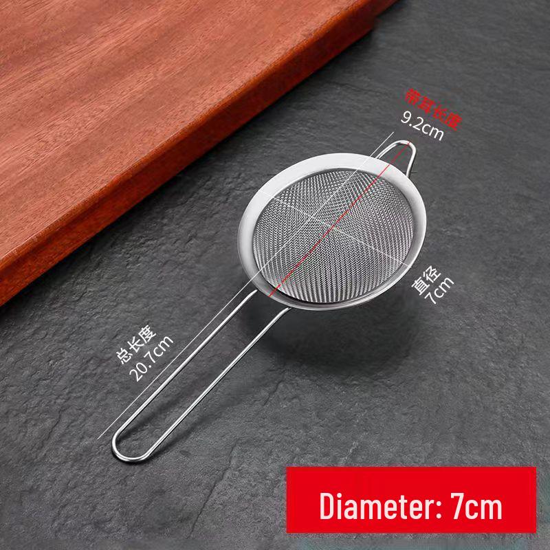 Stainless Steel Fine Mesh Frying Strainer with Wooden Handle