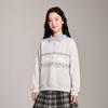 DEESHA Girls' Fleece-Lined Color-Block Polo Sweatshirt