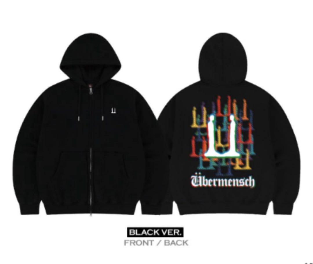 

[USED] G-DRAGON ÜBERMENSCH hoodie zip-up black