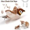 Indoor Interactive Birds Toy for Cat Chasing Teasing Toy Sounding Catnip Cat Teaser Toy Self-hilarity Wall Hanging Birds Cat Toy