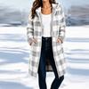 Women's Fashion Casual Flannel Plaid Long Sleeve Jacket Versatile Outerwear for Everyday Wear