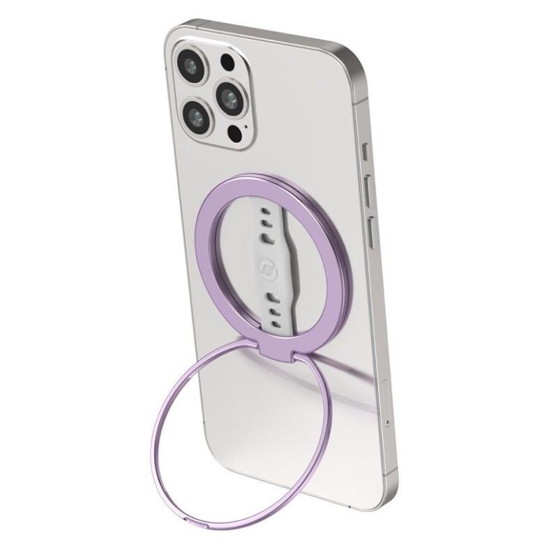 New Creative Phone Grip Stand With Magnetic Ring Holder Compatible With Kickstand Loop