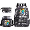 Minecraft Schooltas Game Merchandise Student Grote Capaciteit Print Drie Delige Schooltas Mannen En Vrouwen