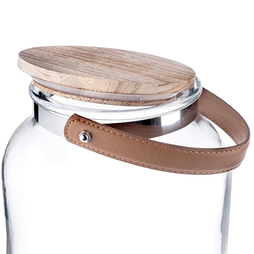 KADAX glass jar with tap lid and handle, 5.6 litres