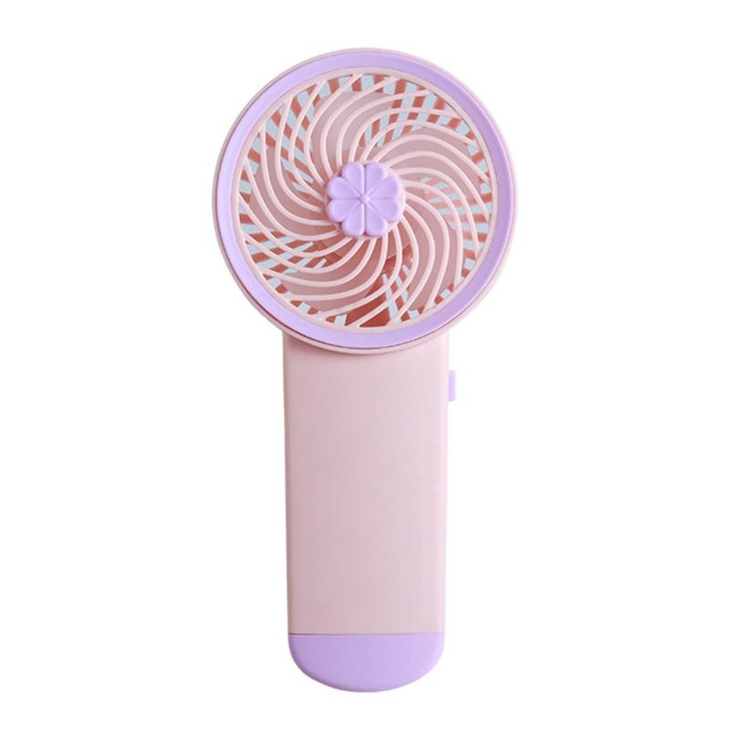 AM3 Battery Operated Powerful Handheld Fan Portable Small Lightweight Makeup Fan for Girl Women Adults Indoor Outdoor