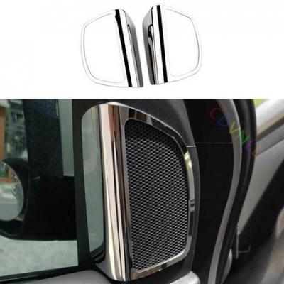 For Ford Focus 2012-2018 Chrome Steel A Post Speaker Frame Cover Trim 2PCS New