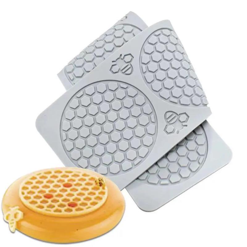 Honeycomb Mousse Cake Mold DIY Chocolate French Dessert Decoration Baking Silicone Mold Kitchen Baking Tool