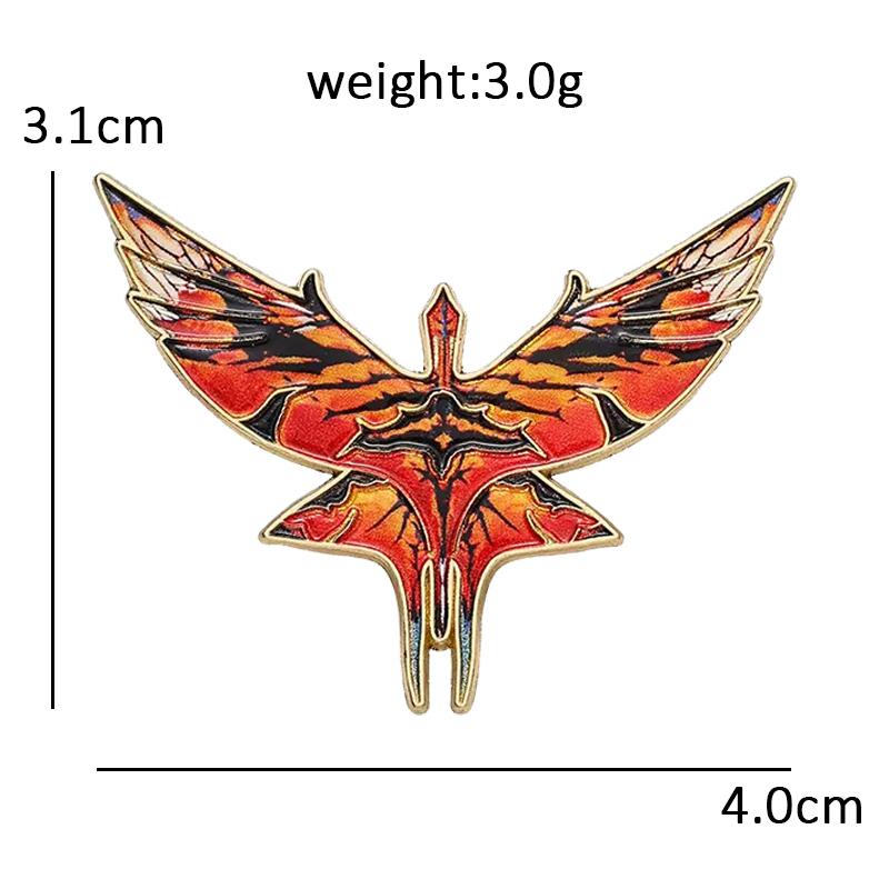 Cartoon Legendary Beast Pins 5-design Metal Enamel Dragon Fish Animal Brooch Pin For Clothes Backpack Badge Friends Gifts