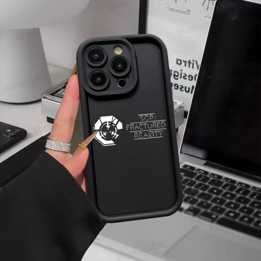 Cool S-scp Logo Silicone Soft Phone Case For IPhone 17 16 14 13 12 11 15 Pro Max Plus Air Cover