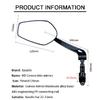 EasyDo Bicycle Rearview Handlebar Mirrors 360 Degree Rotate Cycling Rear View MTB Bike Handle Rearview Mirror