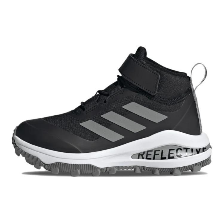 Adidas Fortarun Atr El K Abrasion Resistant Abrasion Resistant Mid top Kids' Running Shoes Black White Kids' GZ1804