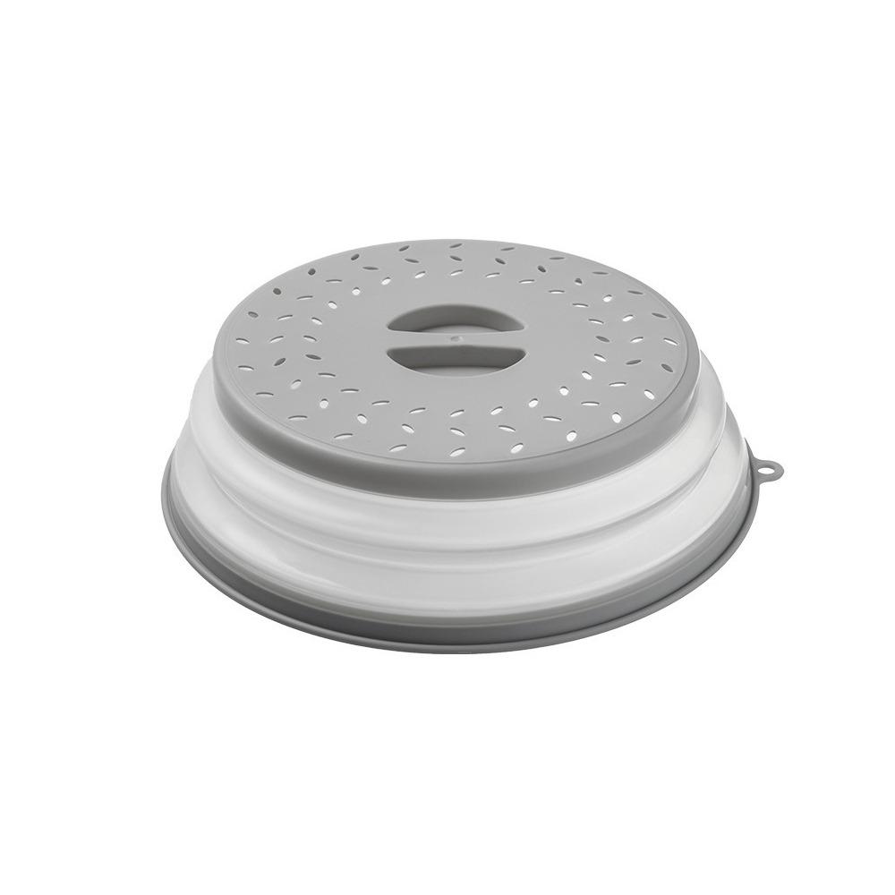 Oil-proof Microwave Splatter Cover Splash-proof Heat Resistant Food Splash Protection Lid Retain Fresh with Steam Drain