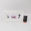Mess-Free Baby Hand & Footprint Photo Frame - No Ink Required, Keepsake for First Birthday