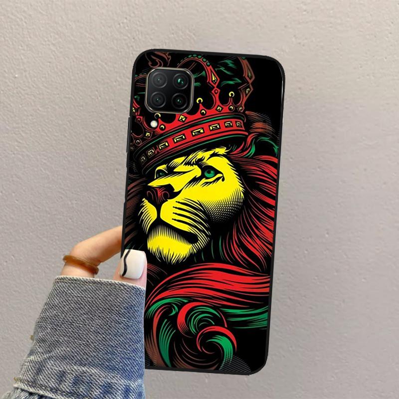 Rastafarian Lion For Huawei Nova 10 9 SE 8i 11i 12i 12s Y60 Y61 Y70 Y90 Y72 Y73 Y91 P60 Pro P40 P30 Lite Case