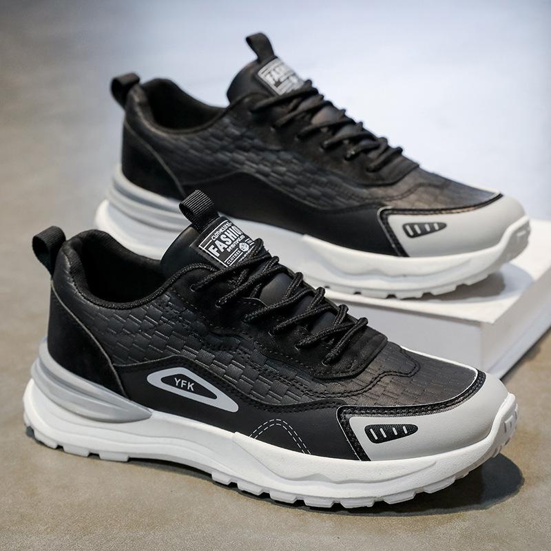 Men s Sneakers Fashion Outdoor Casual Shoes Fashion Basketball Training Shoes Men s Tennis Shoes Comfortable Sport Running Shoe 39 чёрный