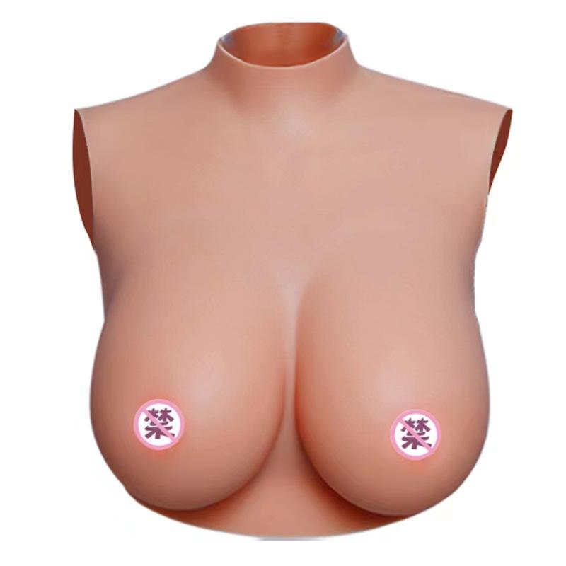 Brustform Silikon Fake Boob für Männer Gay Sissy Crossdresser ABCDEGH Cup Fake Silicon Chest Cosplay für Crossdresser