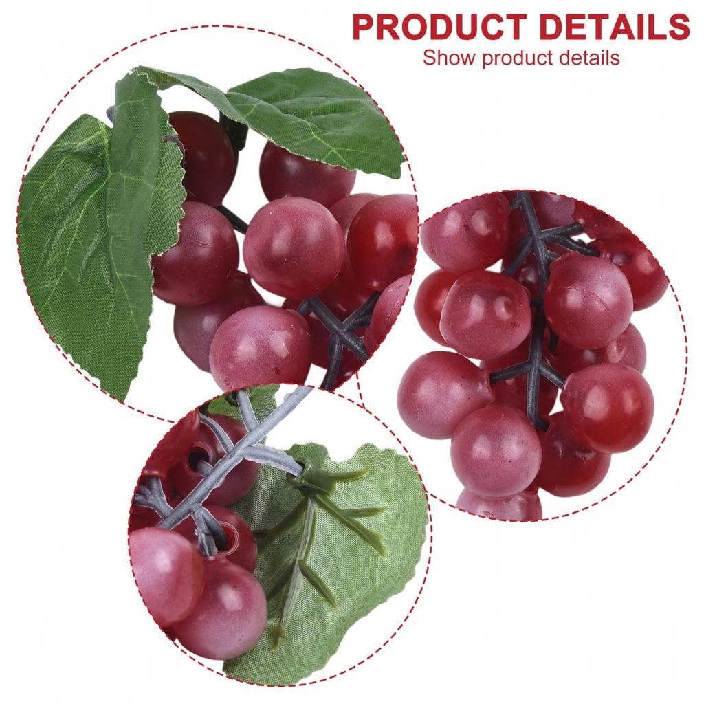 Blueberries Artificial Grapes Harmless Home Decor Miniature