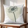Simple Plant Cushion Cover Natural Linen Organic Fabric DoubleSided Printing Couch Pillow Covers Home Decor