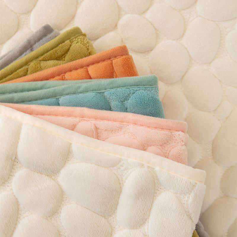 Geometric Pattern Plush Sofa Cushion New Winter Thickened Anti Slip Sofa Cover Minimalist Modern Sofa Fully Covered with Dustproof Cloth