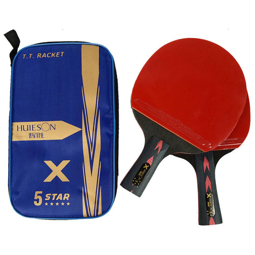 1pair Table  Tennis  Training  Set Ping Pong Rackets+ball With Storage Bag