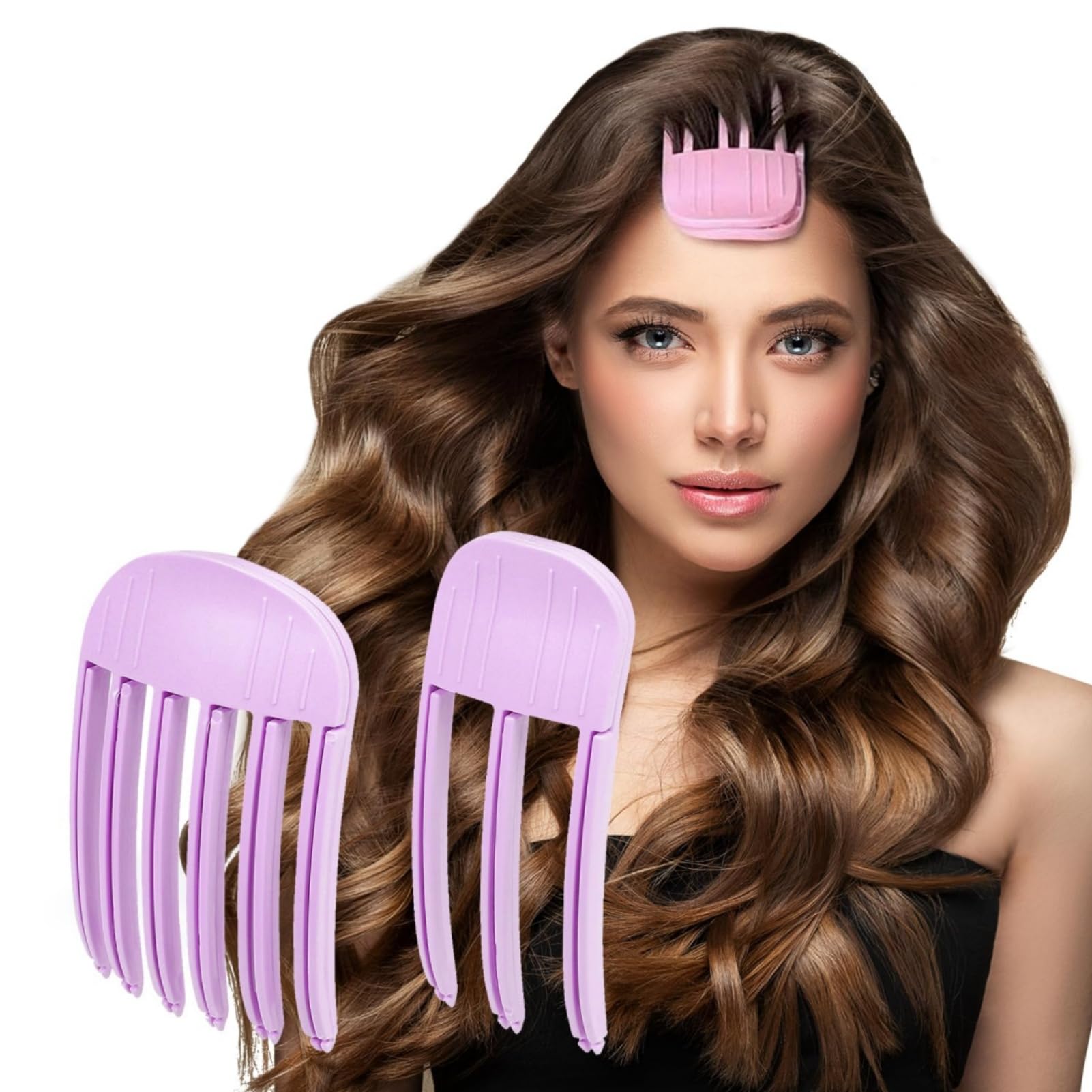 MAKABEE 2Pcs Volumizing Hair Clips for